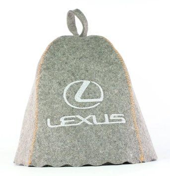 Банная шапка Luxyart "Lexus", натуральный войлок, серый (LA-957) LA-957 фото