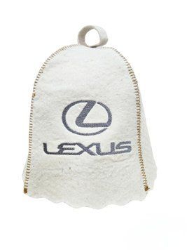 Банна шапка Luxyart "Lexus", натуральний войлок, білий (LR-961) LR-961 фото
