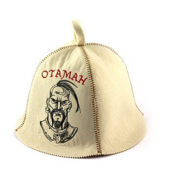 Банная шапка Luxyart "Отаман", искусственный фетр, белый (LA-297) LA-297 фото