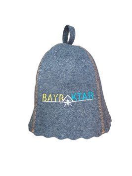 Банна шапка Luxyart "Bayraktar" натуральна повсть сірий (LA-880) LA-880 фото