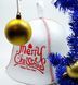 Банная шапка Luxyart "Merry Christmas" искусственный фетр белый (LA-823) LA-823 фото 3
