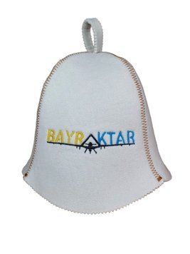 Банна шапка Luxyart "Bayraktar" штучний фетр білий (LA-881) LA-881 фото