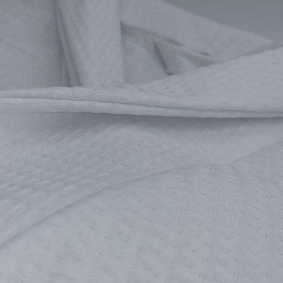 Вафельний халат Luxyart Кімоно розмір (42-44) S 100% бавовна білий (LS-0381) LS-0381 фото