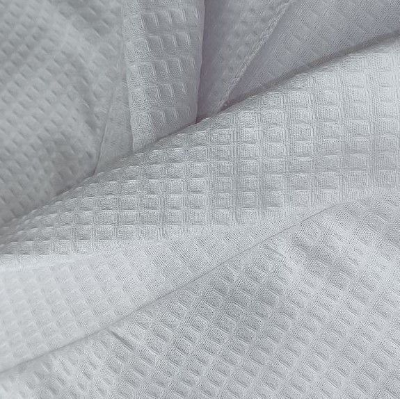 Вафельний халат Luxyart Кімоно розмір (50-52) L 100% бавовна білий (LS-0401) LS-0401 фото