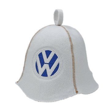 Банная шапка Luxyart "Volkswagen", искусственный фетр, белый (LA-309) LA-309 фото
