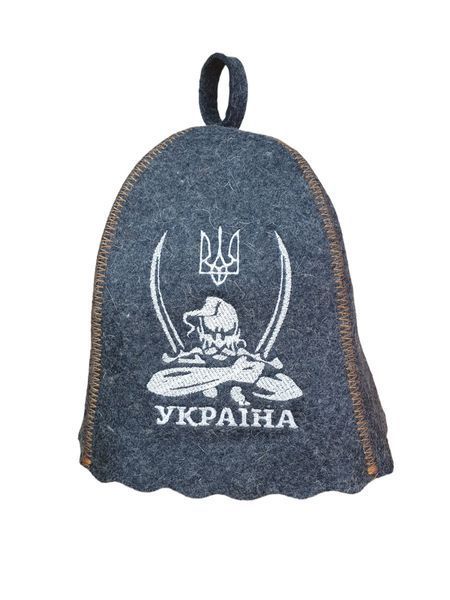 Luxyart Sauna Hat &ldquo;Cossack with Sabers&rdquo; &ndash; Natural Felt (LA-911)